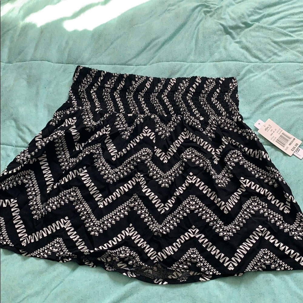 Black and white skirt
